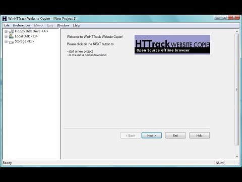 HOW TO DOWNLOAD WEBSITE SOURCE CODE USING HTTRACK