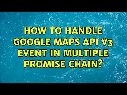 How to handle Google Maps API V3 event in multiple promise chain?