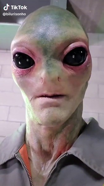 Meme Alienígena Sorridente - Diversão Espacial