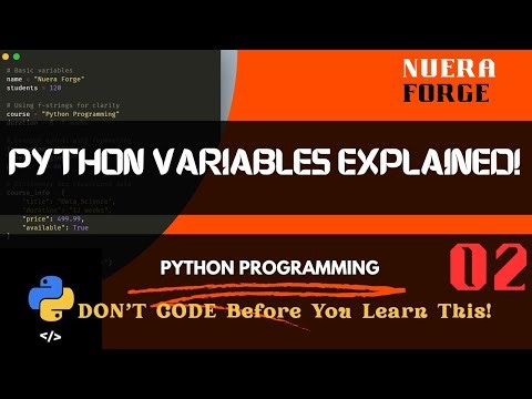 Python Variables Explained in Full Detail | The Ultimate Beginner’s Guide