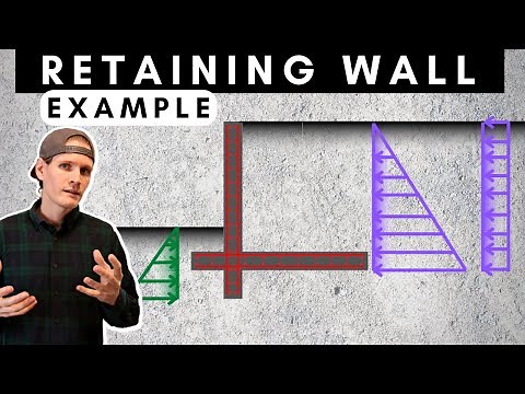 Cantilever Retaining Wall FULL Design Example | Part 1| Learn Engineering