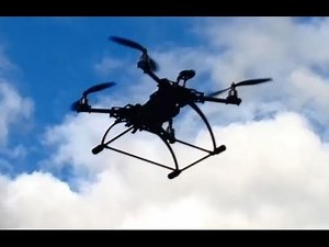 Hobbyking Alien 560 folding Quadcopter NAZA-M Lite Install and First Flight 3536 motors