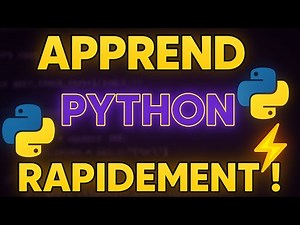 Python pour Débutants : Apprends Rapidement et Facilement !