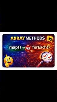 map() vs forEach() in JavaScript 🔥 Biggest Mistake Beginners Make!
