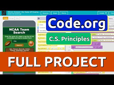 Code.org Performance Task Prep Tutorial | Sample Project Example App, Written Response Walk-Through