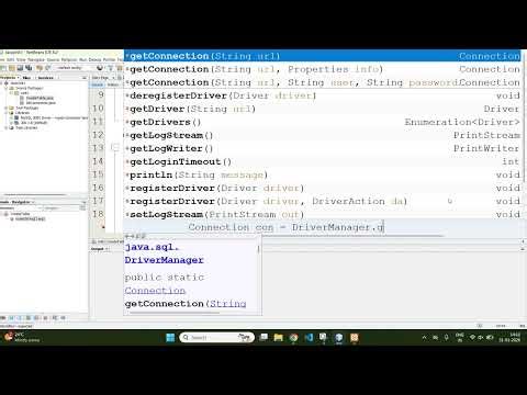 Create Table in Database using JDBC in Java