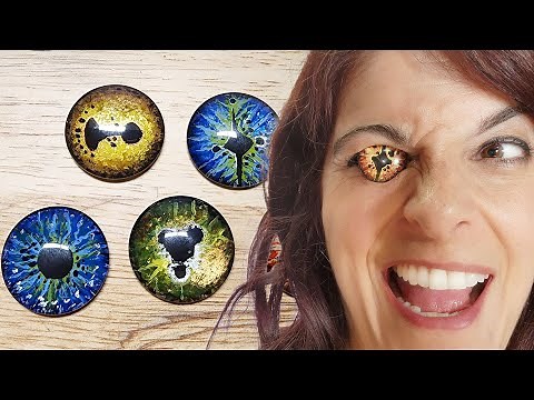 Paint Realistic DIY Glass Eyes for Puppets, Props & Animatronics