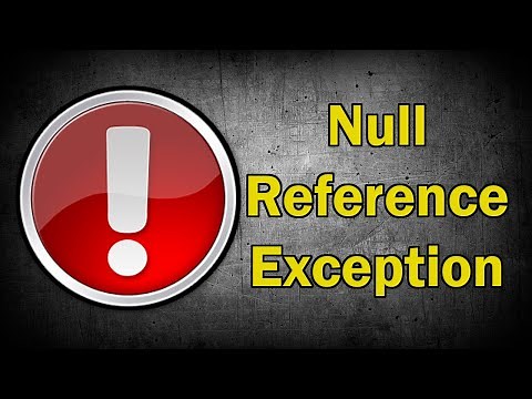 Fix Null Reference Exception in Unity