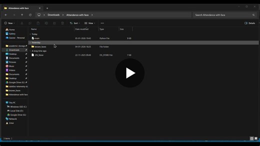 🚀 Excited to Share My Latest Project! 🎯 I’m thrilled to announce the completion of my Face Recognition Based Attendance System — a smart attendance solution built using Python, OpenCV, and face… | Gaurav Rao