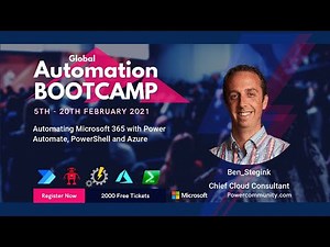 Automating Microsoft 365 with Power Automate, PowerShell and Azure - Powershell Saturday Bootcamp