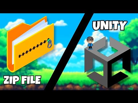 How to import a Unity Project from a ZIP File┃Tutorial