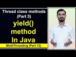 yield() method in Java Multithreading by Deepak || Thread class method (Hindi)