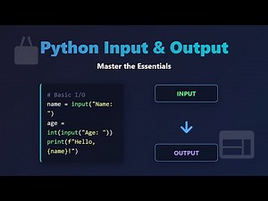 Python Input and Output for Beginners: Learn print(), input(), and File I/O