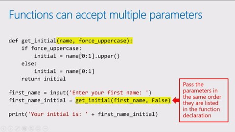 Python for Beginners [31 of 44] Parameterized functions