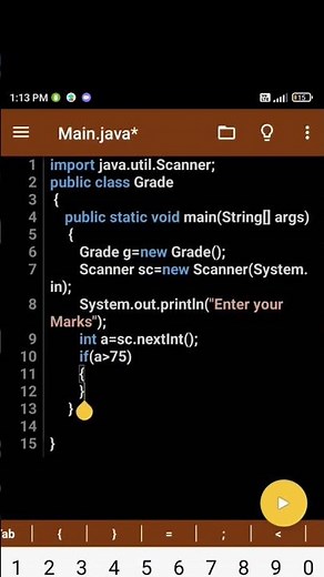 💻🔥Calculate Grades Of Students From Marks | Java Program | #java #programming