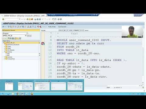 15 - Module Pool Programming - Modal Dialog Box Screen Part1