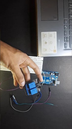 Learn how to control a relay with Arduino! In this beginner project, we blink an LED using a relay