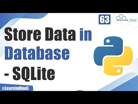 Insert Query - How to Store Data in Database | Python Tutorial