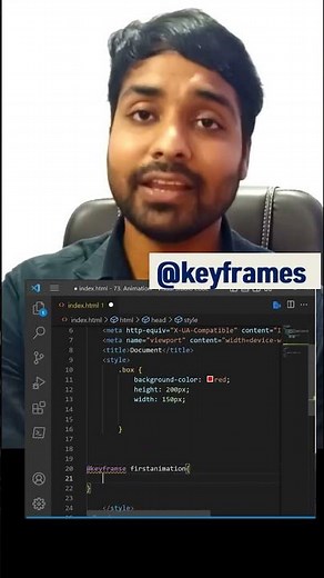 Keyframes In CSS | @keyframes