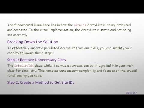 How to Import a Populated ArrayList from Another Class in Java