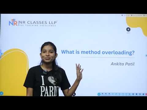 Method Overloading in Java | Explained by Student with Examples | NR Classes