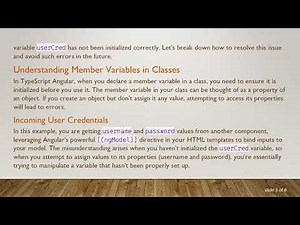 Understanding How to Assign Values to Member Variables in Classes Using TypeScript in Angular