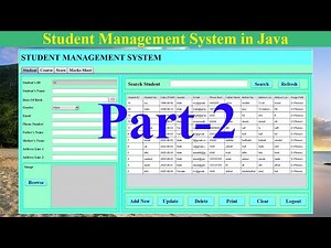 Student Management System in Java | NetBeans | MySQL Database| Part-2