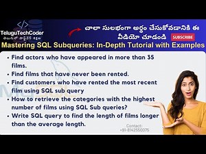 The BEST Way to Use Subqueries in SQL Explained