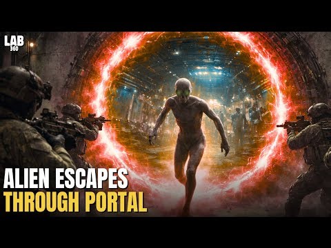 Shocking Footage: Captured Alien Creates Interdimensional Portal and Escapes!