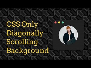 CSS only Infinitely Scrolling Background | TUTORIAL | [Clamp, Keyframes, Animation]
