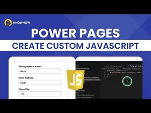 Power Pages Tips | Create Custom JavaScript