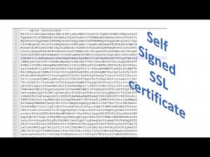 How to create self signed SSL certificate using OpenSSL