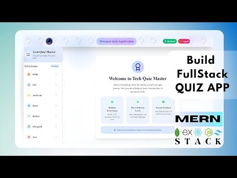 Build a MERN Stack Quiz Application | React, Node.js, MongoDB, Express | Full-Stack Project (2026)