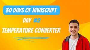 30 días de proyectos en JavaScript | Día2: crea un conversor de temperatura con HTML, CSS y JavaScript