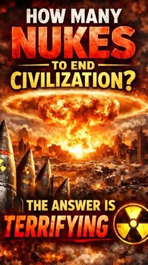 How Many Nukes to End Civilization? The Answer Is Terrifying ☢️
