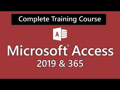 Access 2019 & 365 Tutorial Creating a New Database Microsoft Training