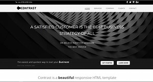 Responsive Website Template In HTML, JS With Source Code - Source Code & Projects