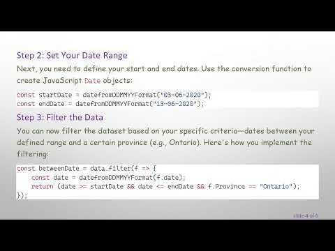 Filtering JSON Data Between Two Dates