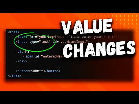How to listen to input value changes in JavaScript