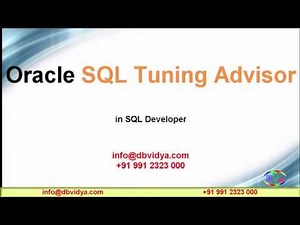 Oracle SQL Tuning Advisor Example