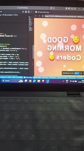 Good Morning Coder ☀️ | Start Your Day With Code 💻🔥#shorts