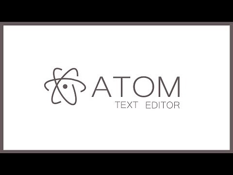 ATOM(テキストエディタ)のダウンロード、インストール、設定