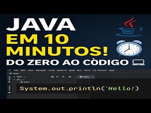 Aprenda Java em 5 Minutos! ☕ (Seu Primeiro Programa do Zero)