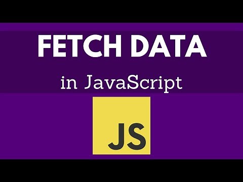 How To GET & POST Data From API In JavaScript - Using Fetch() Function