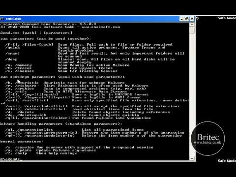 Remove Malware From Command-line With Malicious Software Removal Tool by Britec