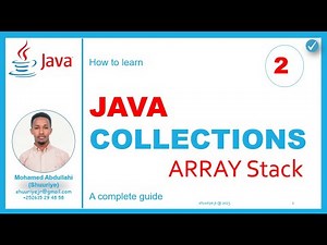 STACK: - TUTORIAL 2 (Array Stack) - Somali