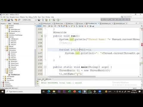 OOP - Java Multithreading | Thread Lifecycle + Daemon Thread + Methods + Code Demo (Part 2)