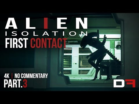 Alien: Isolation – Part 3 | Hiding from the Xenomorph | 4K | No Commentary