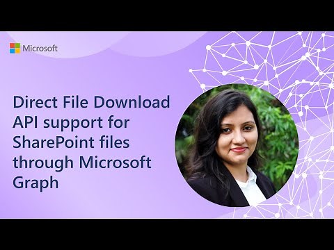 Direct File Download API support for SharePoint files through Microsoft Graph