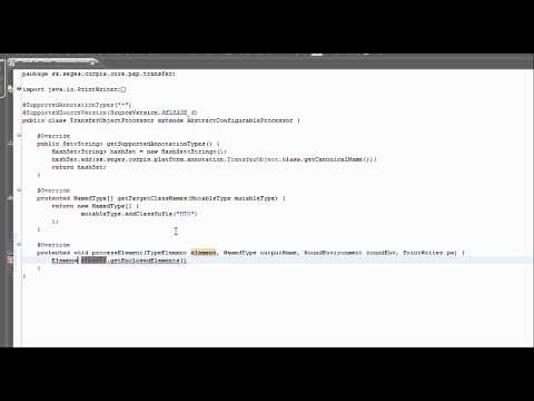 Java annotation processing in Eclipse